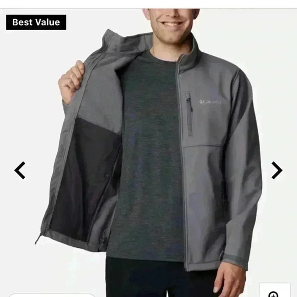 COLUMBIA Men's Ascender™ Softshell Jacket SIZE SMALL - Picture 5 of 11